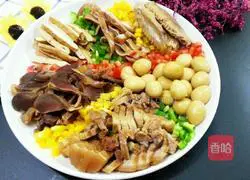 Illustration of how to make braised food platter 9