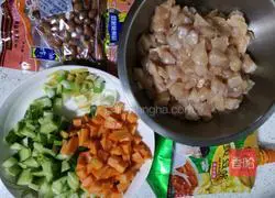 Illustration of home-cooked Kung Pao Chicken 1