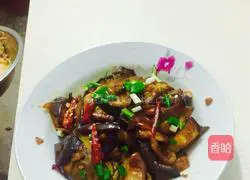 Illustration of how to make sauced eggplant 6