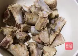 Illustration of braised eggplant and melon with short ribs 3