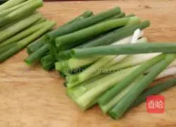 Korean seafood scallions Illustration of how to make cakes 1