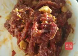 Stir-fried beef Illustration of Liu's practice 3