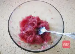 Illustration of Korean style fried melon stuffed with meat 3