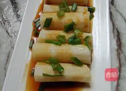 # steamed vegetables# Illustration of how to make yam in oil 8