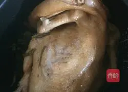 Illustration of rice cooker baked chicken 3