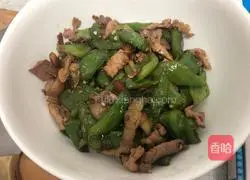 Illustration of how to make fried pork with pepper 8