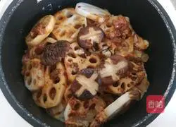 Illustration of how to make braised rice cooker version 16