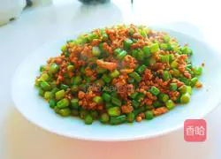 Illustration of how to stir-fry minced meat with garlic moss 10