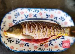 Illustration of how to steam wild carp 2