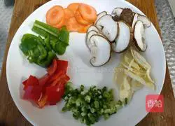 Illustration of how to make fried duck gizzard slices 3