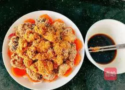 Illustration of steamed pork rice noodles 8