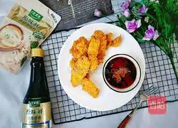 Illustration of how to make fried chicken nuggets that are crispy on the outside and tender on the inside 10