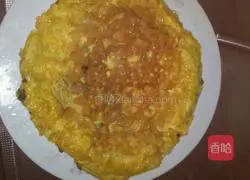 Illustration of how to make egg and leek cake 5