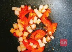 Illustration of how to make tomato and winter melon appetizer soup 4