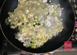 Oyster omelet recipe illustration 6