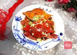 Illustration of how to make scallion oil crab 12