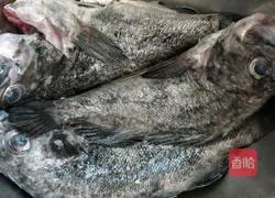 Illustration of braised black fish 2