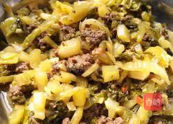 Laotan Pickled Cabbage Minced Beef Recipe Illustration 4