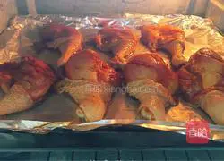 Illustration of grilled chicken legs 3