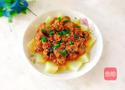 Illustration of steaming beef tendons with potato powder 13