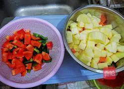 Illustration of how to make curry chicken legs 3