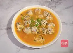 Illustration of how to make tomato chicken meatballs 12