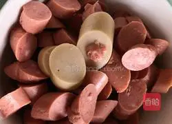 Cumin Potato Ham Sausage Recipe Illustration 2