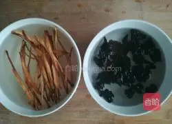 Illustration of how to make osmanthus meat (mushu meat) 1