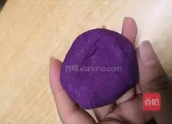 # Steamed Vegetables# Purple Sweet Potato Quail Egg Pudding Recipe Illustration 4