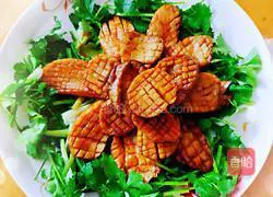 Illustration of how to make king oyster mushrooms with abalone juice 9