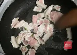 Illustration of how to make stir-fried cauliflower meat 7