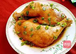 Illustration of how to make sauce-flavored steamed chicken legs 14