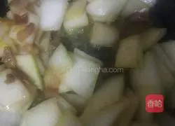 Illustration of how to make meat-roasted winter melon 5