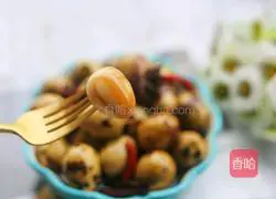 Illustration of how to make spiced braised quail eggs 14