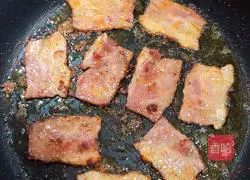 Illustration of Korean lettuce wraps with bacon and fresh fruit 7