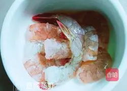 Illustration of how to make steamed shrimps with tofu 2