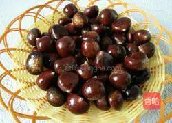 Illustration of braised chestnut chicken nuggets 5