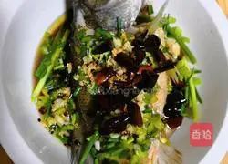 Illustration of how to make steamed seabass 8