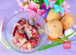 Illustration of how to cook turtle and potatoes 1