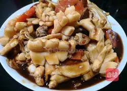 Illustration of how to make sweet and sour cuttlefish 4