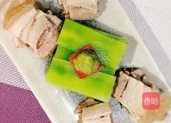 Illustration of how to make bicui white meat 4