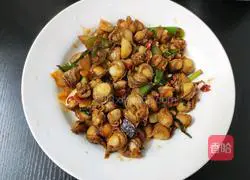 Illustration of how to make spicy scallop meat 5