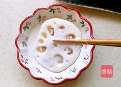 Illustration of how to make fried lotus root box 9