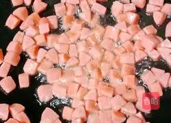 Illustration of how to make stir-fried Sanding Bento 6