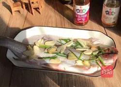 Illustration of how to make steamed Diaozi fish 5