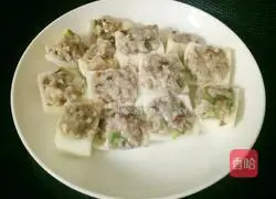 Illustration of how to make eggplant in a pot (one scoop per square) 9