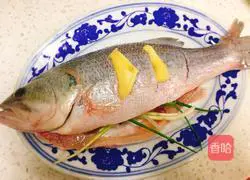 Illustration of how to make steamed seabass 3