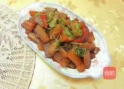 Illustration of braised radish recipe 7