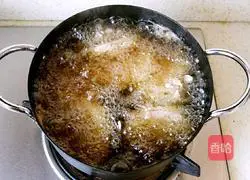 Illustration of how to make fried lotus root box 10