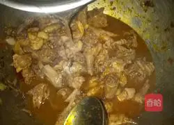 Illustration of how to make special large-plate chicken 8